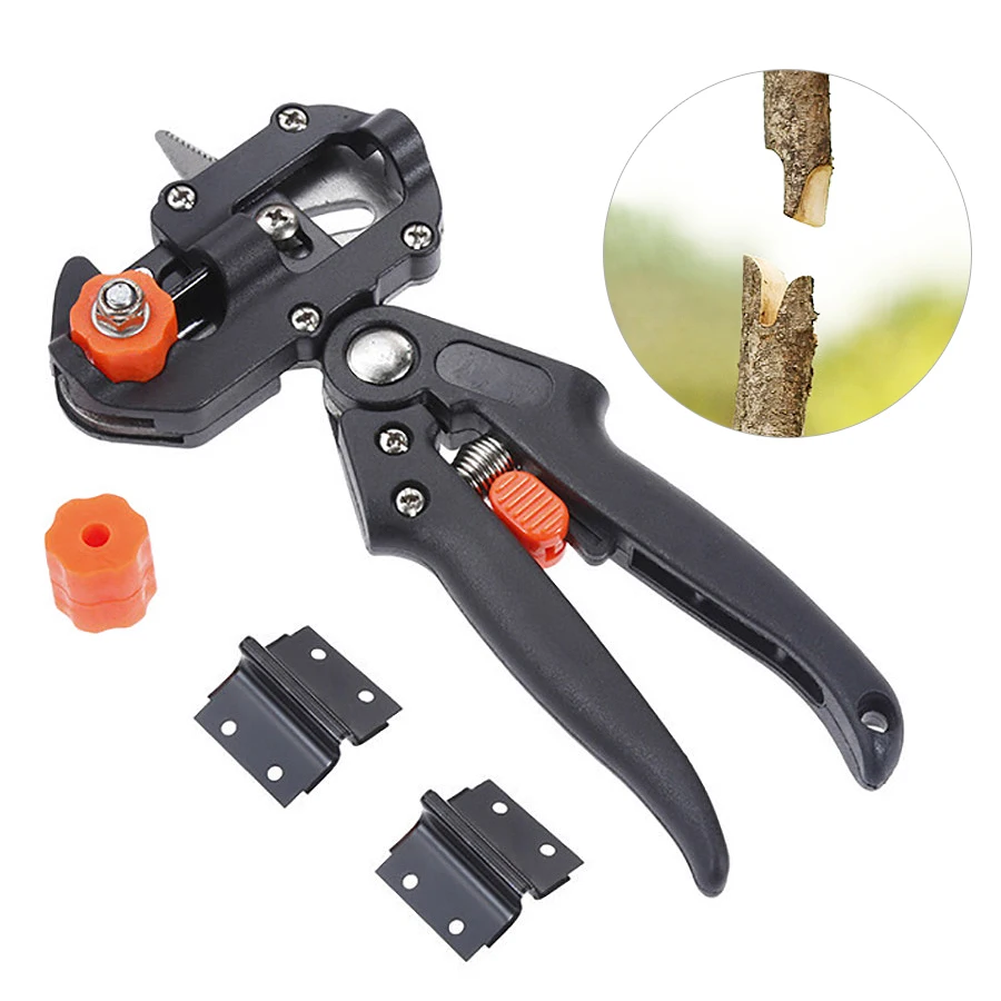 

Garden Tools Grafting Pruner 2 in 1 Fruit Tree Plant Graft Cutting Vaccination Secateurs Gardening Tool Pruning Shears Scissors