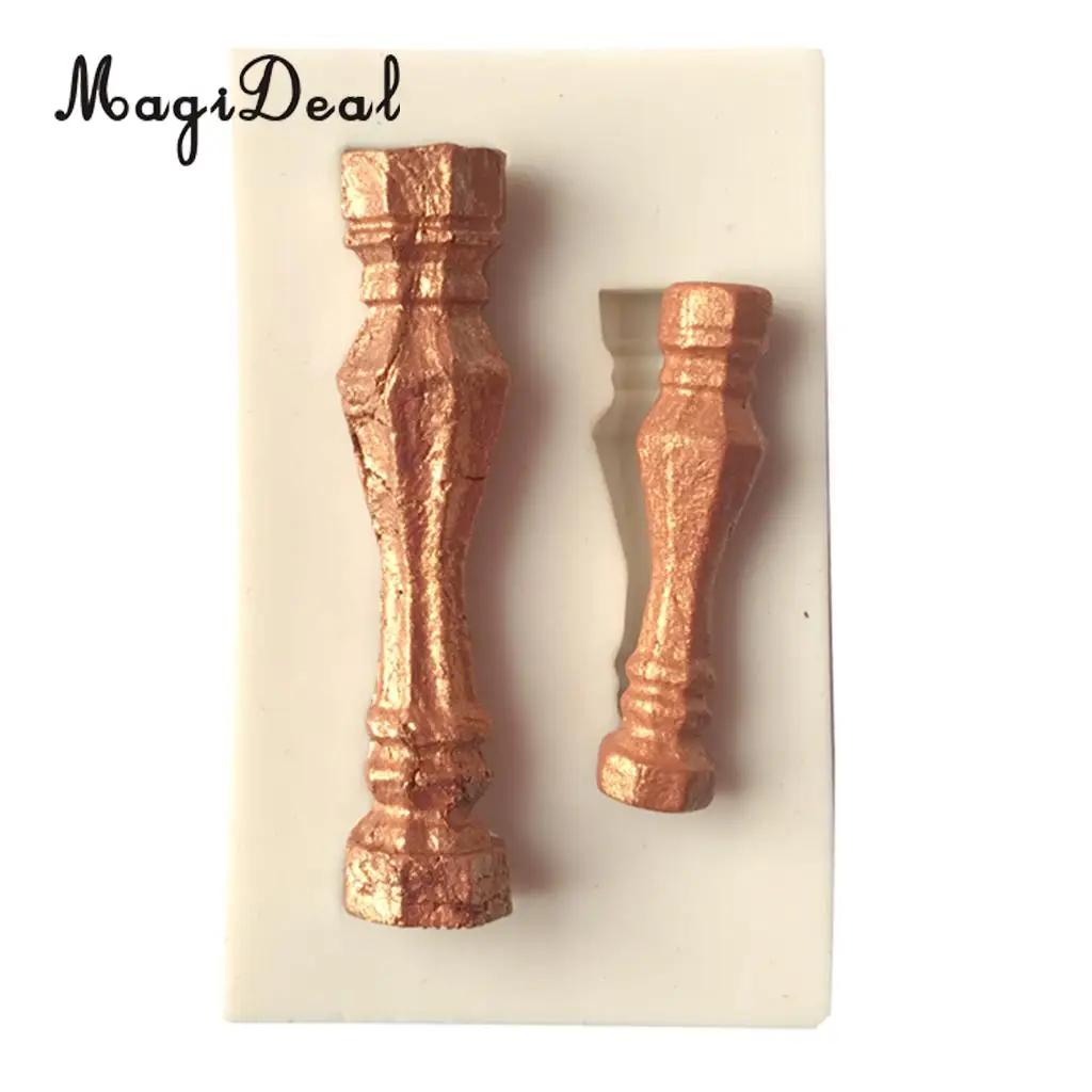 Белая греческая подставка для торта форма помадки римская колонна силиконовая