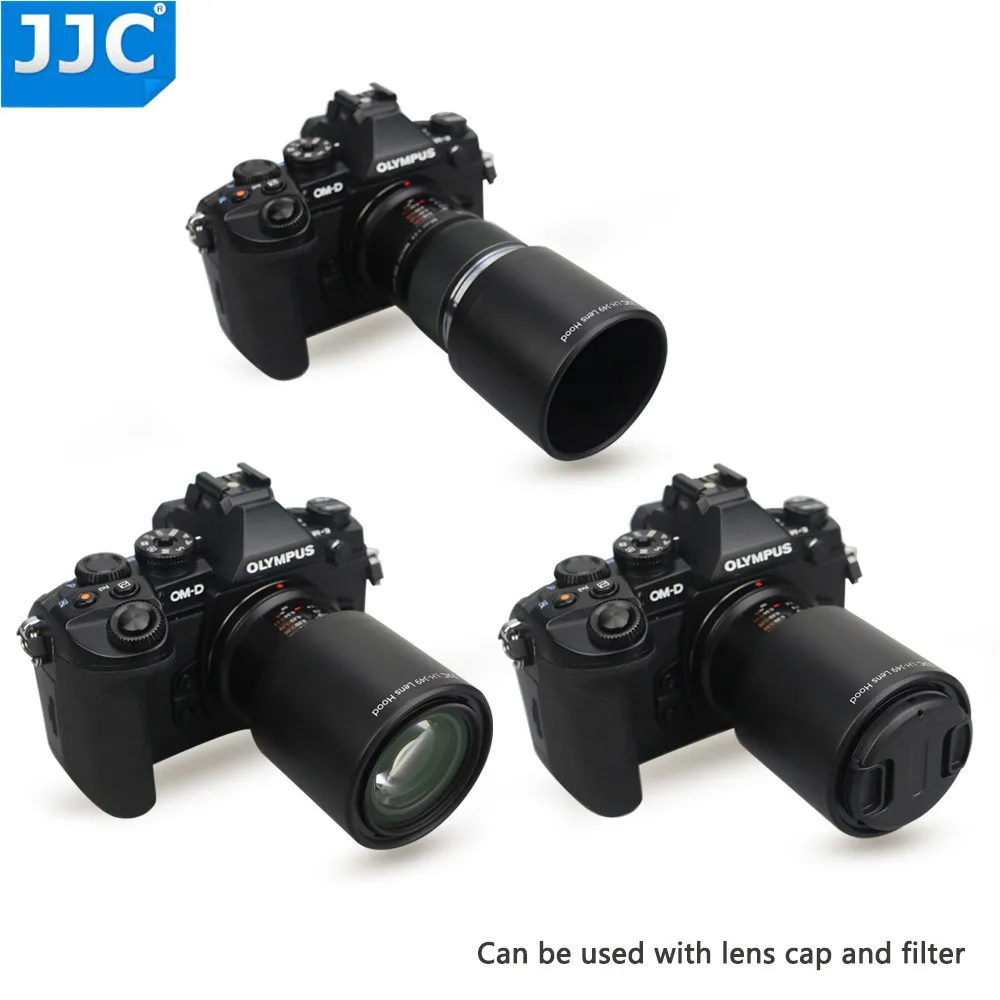 JJC бленда для реверсивного объектива трубка Olympus M.ZUIKO Digital ED 60 мм f2.8 макро объектив