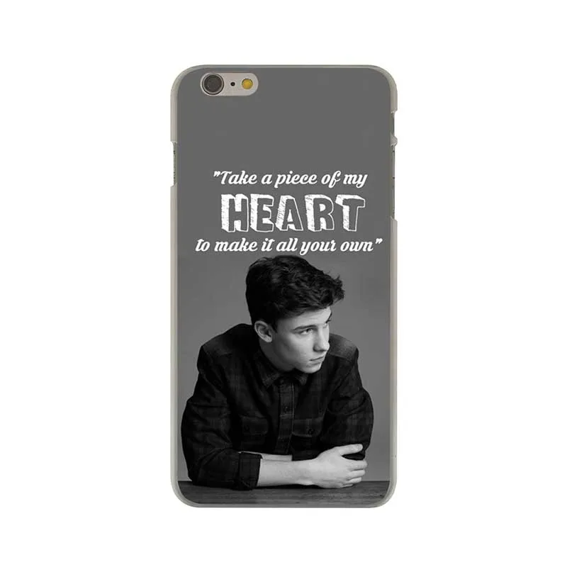 Laumans Шон Мендес Magcon жесткий прозрачный чехол для iPhone 8 плюс 7 6 6s Plus X/10 5 5S SE 5C 4