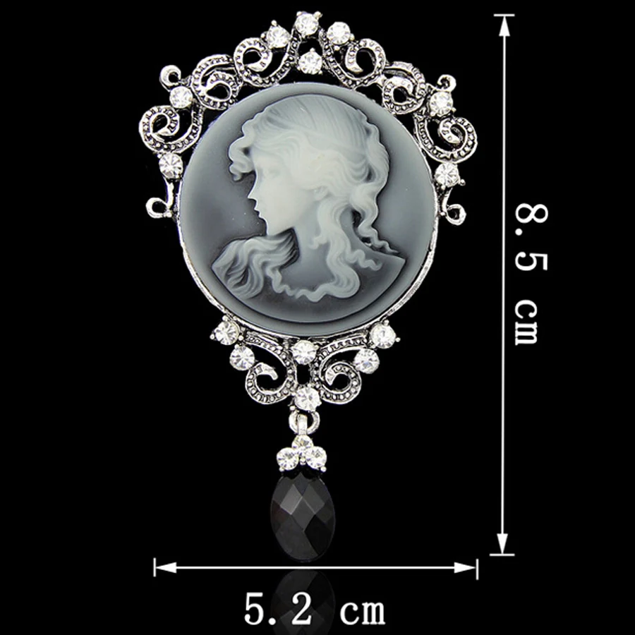 Женская Винтажная брошь в виде драгоценных камней|brooches for women|rhinestone broochfairy brooch |