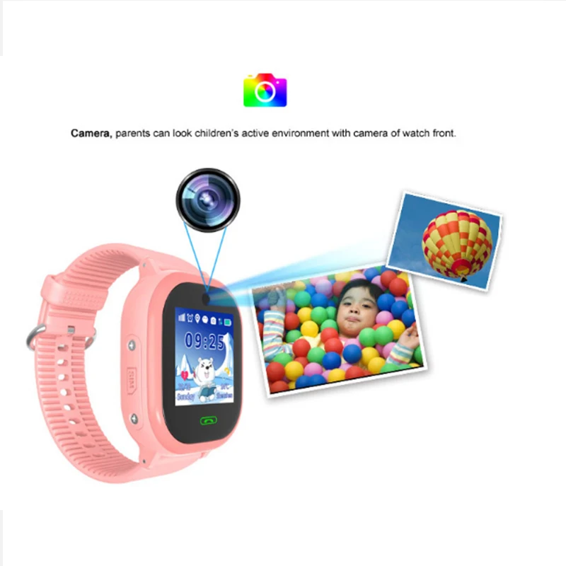 Смарт-часы Водонепроницаемый DS05 gps Baby Smart часы телефон с Камера Часы для apple android pk