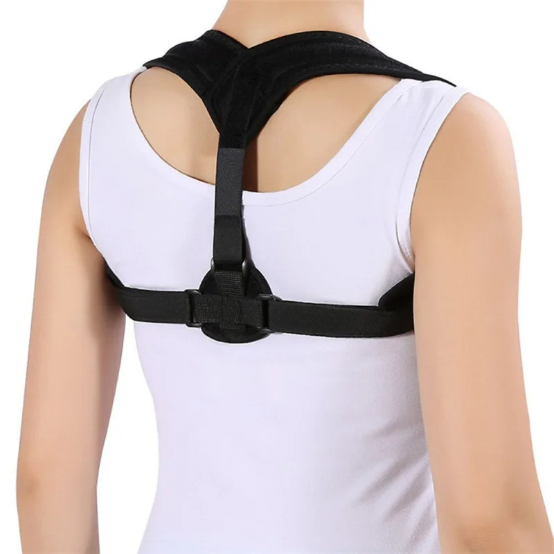 Регулируемый поддерживающий Корректор осанки для взрослых и детей подтяжки
