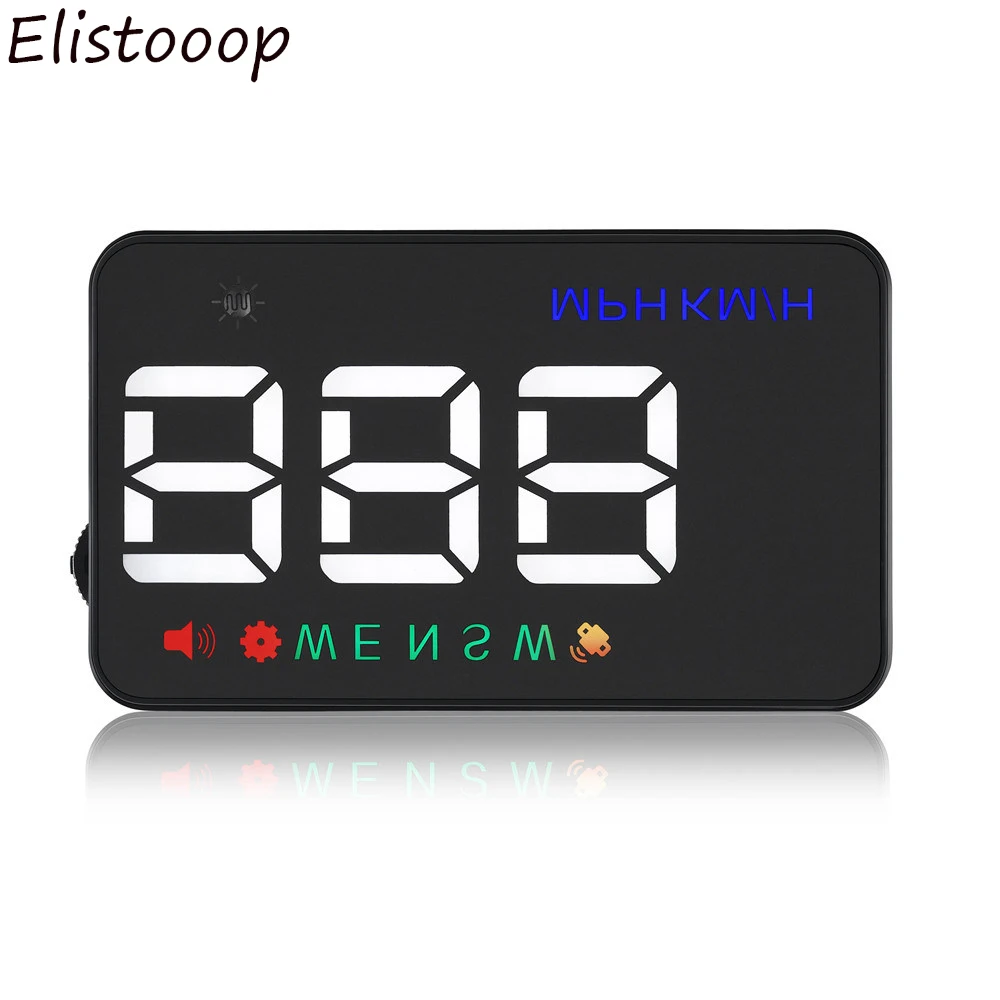 Проекционный дисплей на лобовое стекло 3 5 дюйма с GPS трекером и