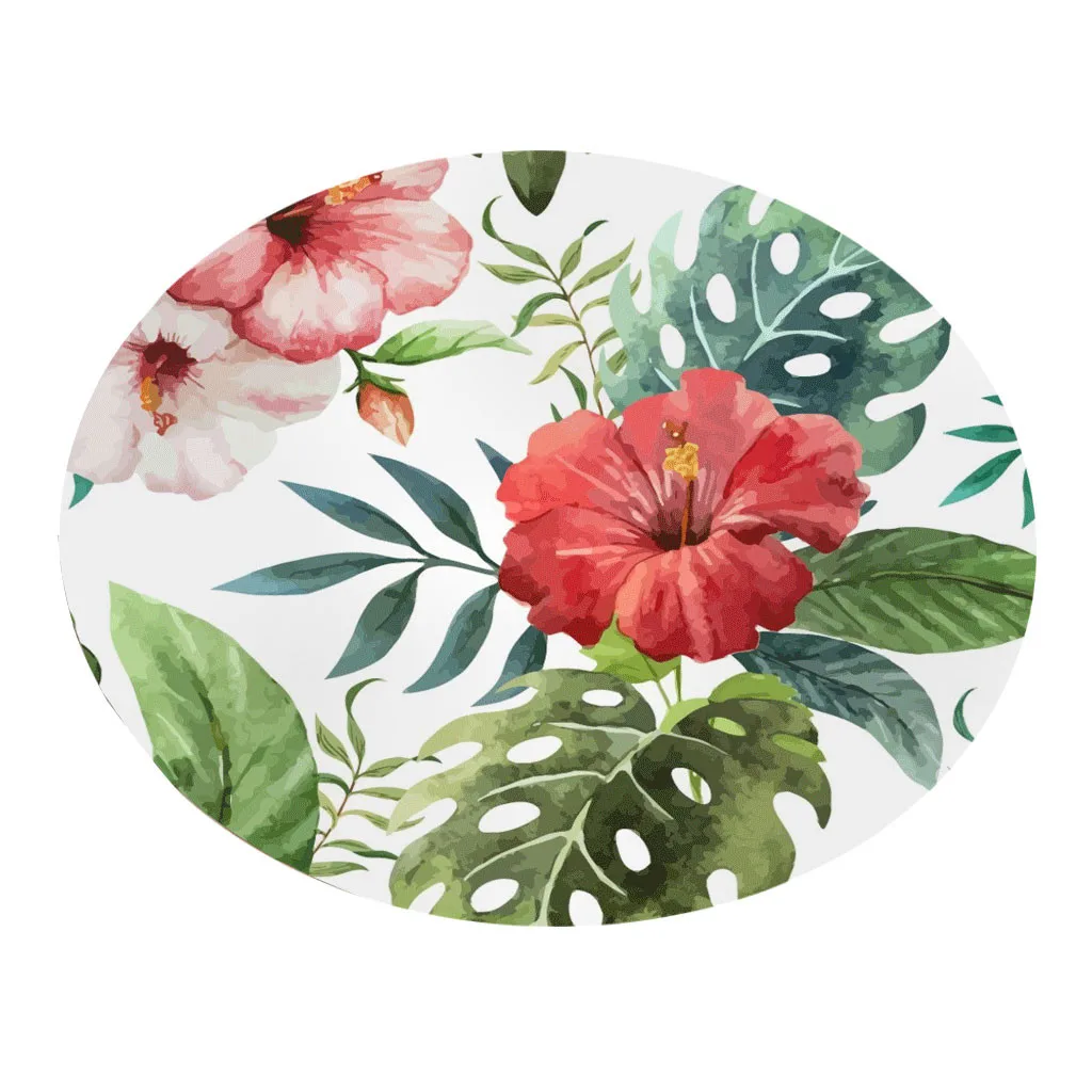 Ботаническое одеяло круглый ковер для ванной комнаты 55 см Товары коврики круглая