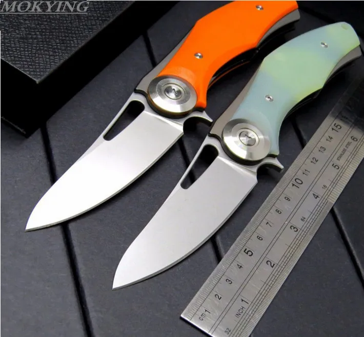 Mokying складной нож D2 стальное лезвие G10 Ручка Кемпинг Тактический выживания