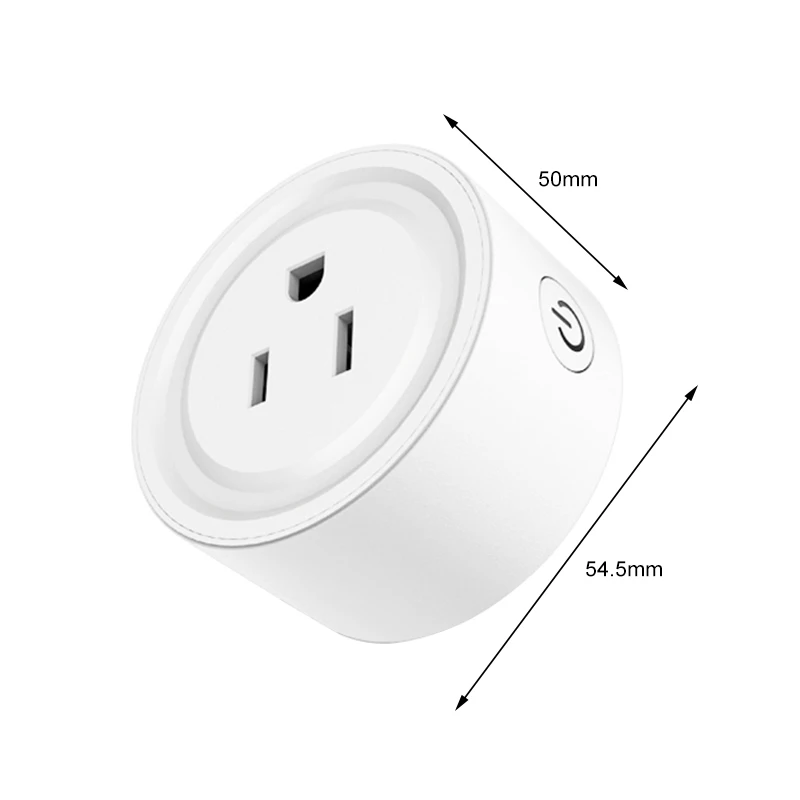 Умная розетка Wifi умная розетка монитор питания США розетка работает с Google Home Mini Alexa