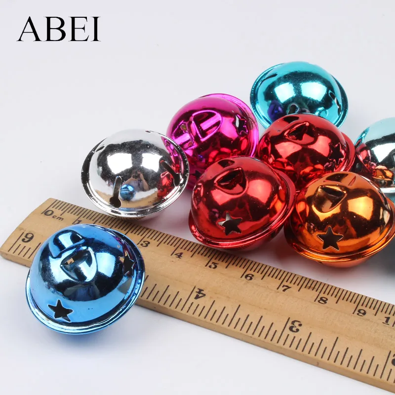 3cm 10pcs mix colors Gingle Bells DIY Pets Toys Jewelry Findings Handmade Pendants Craft bell supplier | Дом и сад