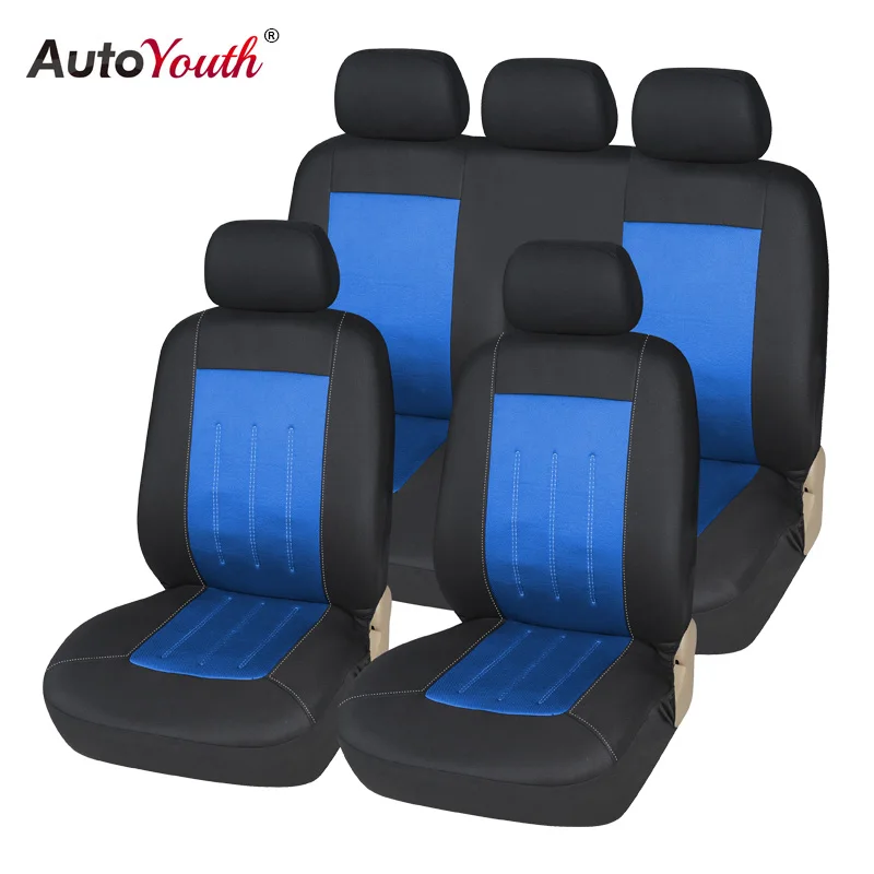 AUTOYOUTH Чехлы для автомобильных сидений из жаккардовой ткани, универсальные автомобильные аксессуары, Модный чехол для автомобильных сидений, Новое поступление, автостайлинг, 3 цвета