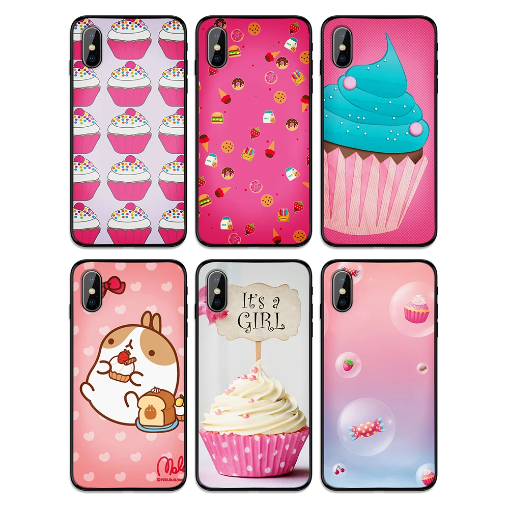 Милый мягкий чехол из ТПУ для Apple iPhone 6 6S 7 8 Plus 5 5S SE X XS MAX XR силиконовые