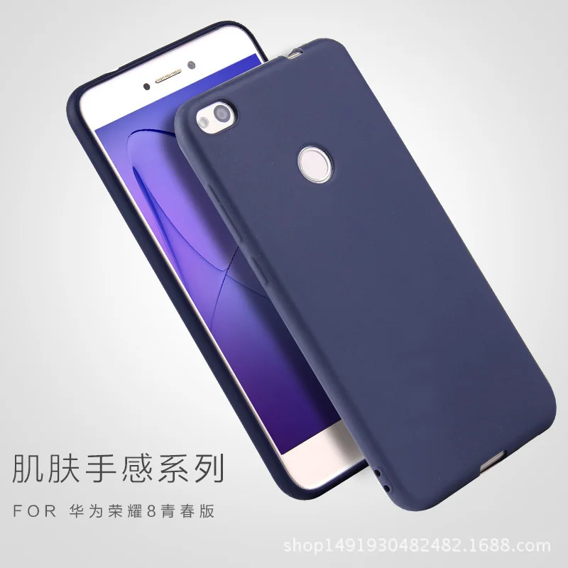Xindiman soft TPU CASE FOR HUAWEI p8 LITE 2017 matte plain solid color fundas for huawei P8lite capa |
