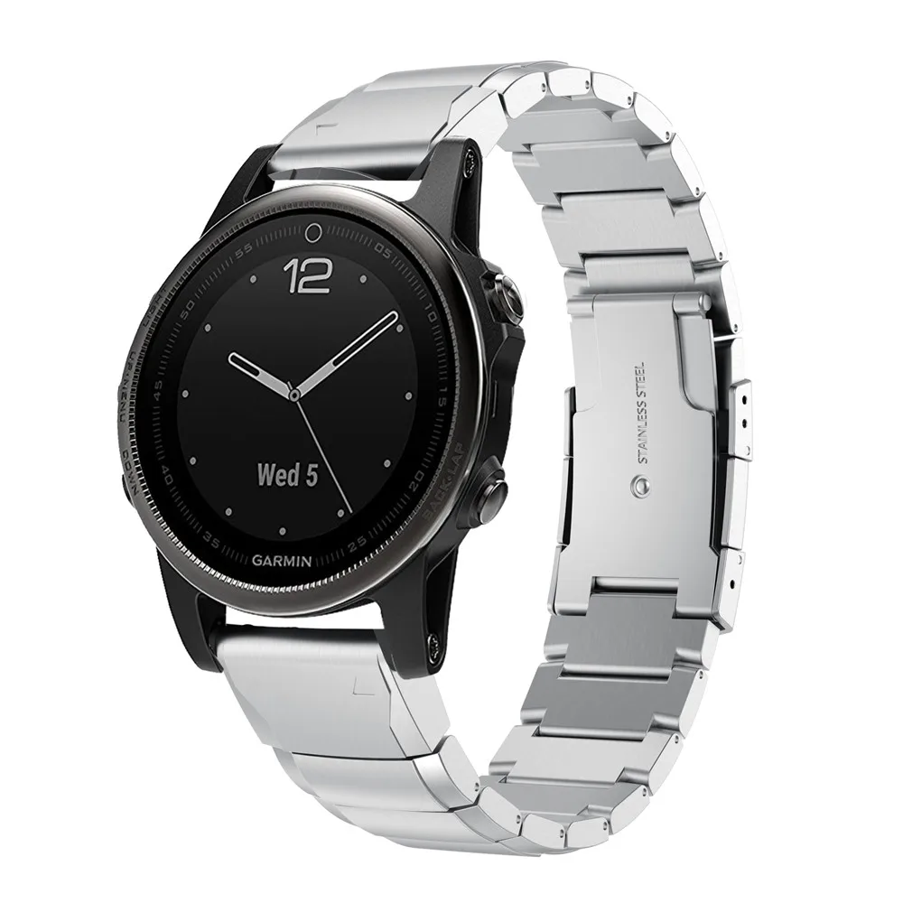 Оригинальный ремешок для часов из нержавеющей стали Garmin Fenix 5s /5S plus быстросъемный