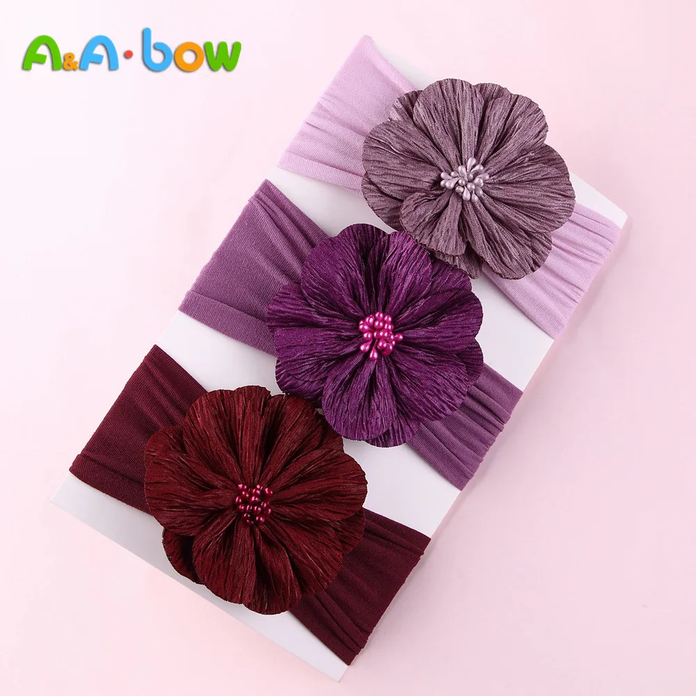 1 шт./лот новые детские широкие нейлоновые повязки на голову шестигранная повязка