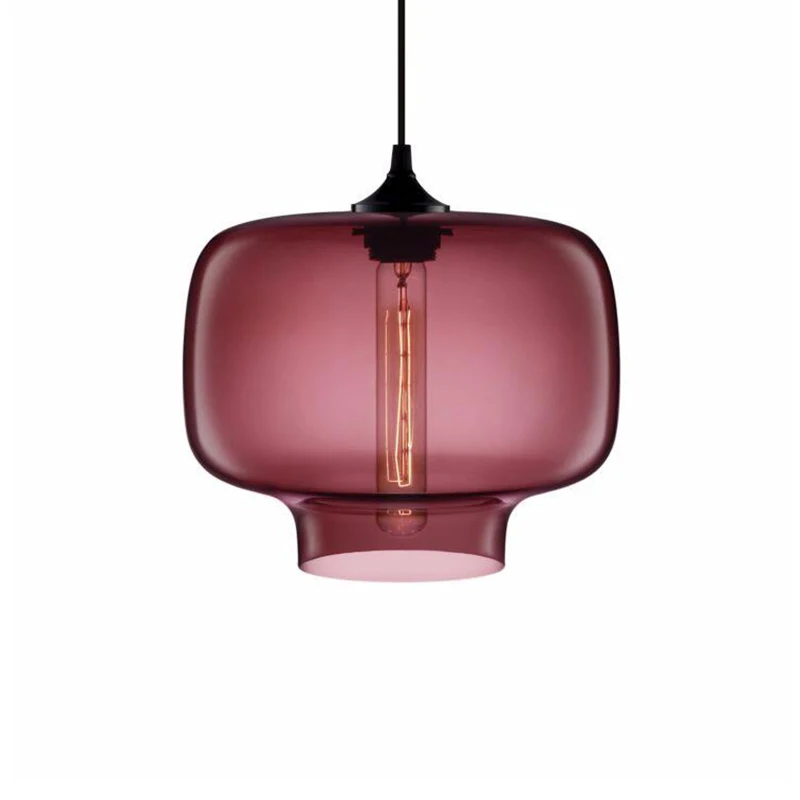 Современный американский стеклянный абажур в стиле лофт освещение подвесные