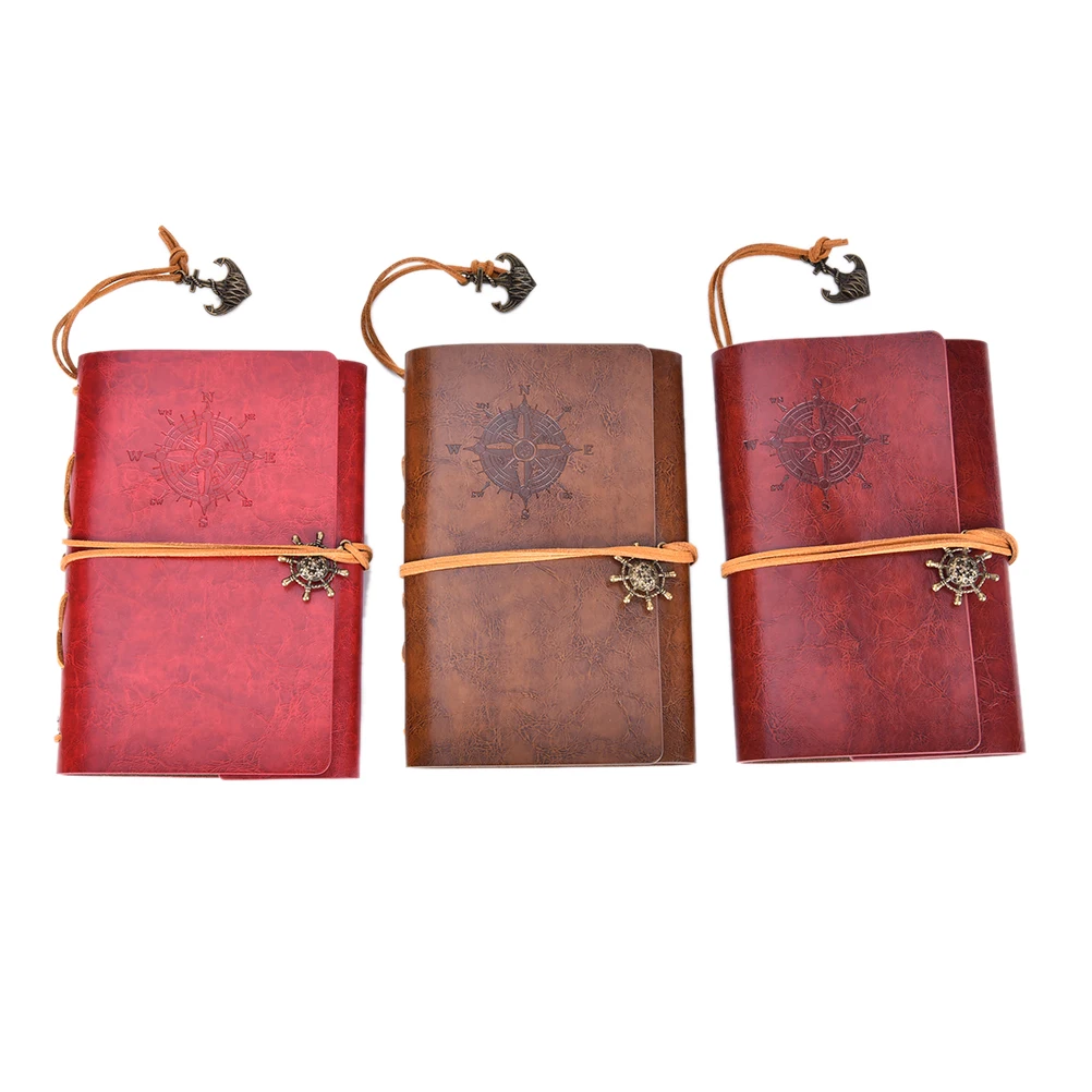 Винтаж Pirate Note Book сменный блокнот путешественника Книга Дневник Тетрадь кожаный
