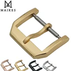 Пряжка для часов MAIKES, из нержавеющей стали 316L, матовая отделка, 18 мм, 20 мм, для ремешка IWC
