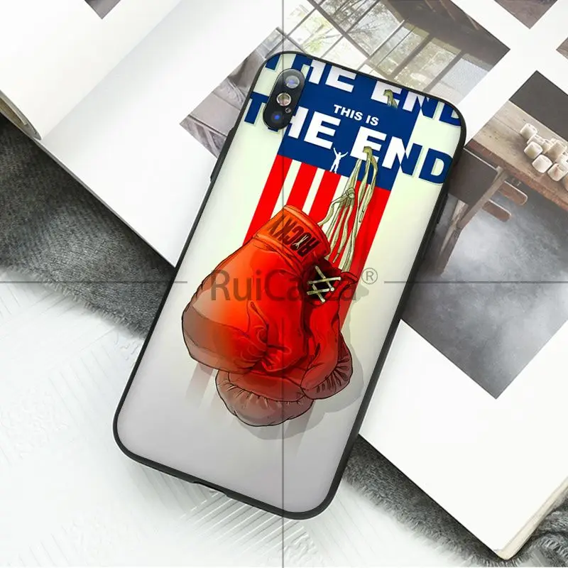Ruicaica Rocky Balboa Новинка чехол для телефона Fundas Apple iPhone 8 7 6 6S Plus X XS MAX 5 5S SE XR | Мобильные