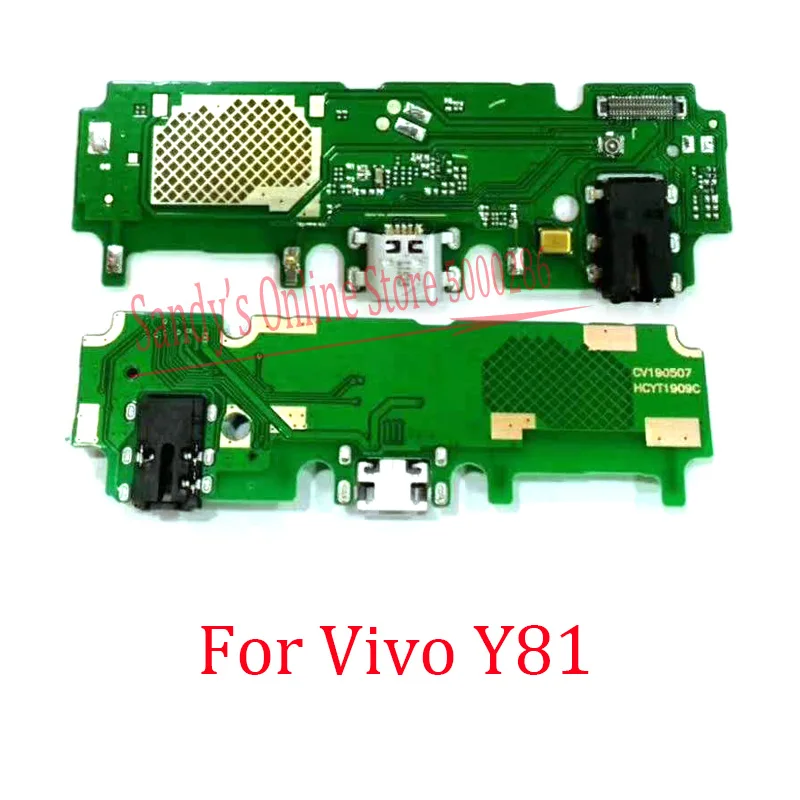 USB порт для зарядки док станции гибкий кабель Vivo Y81 плата зарядного устройства