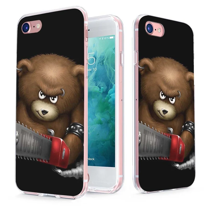 MLCRIYG мягкий телефон чехол для iPhone 6 S Plus 7 8 X TPU красочный пейзаж Единорог Сова