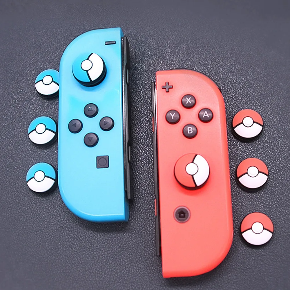 IBen ThumbStick силиконовый кнопочный колпачок чехол для Kind Switch аксессуары Joycon Poke Ball PS4 Геймпад Джойстик