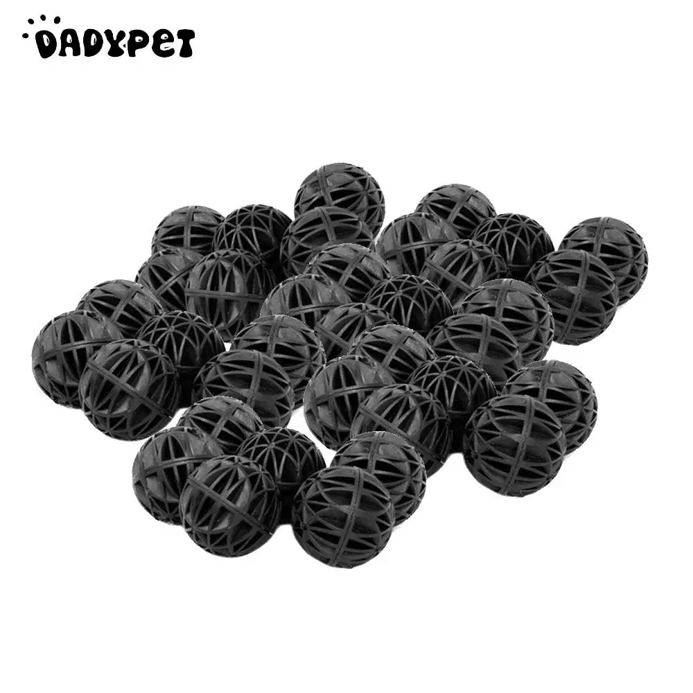 100 шт 18 мм биологические био шары аквариумные рыбки влажные/сухие канистры фильтр