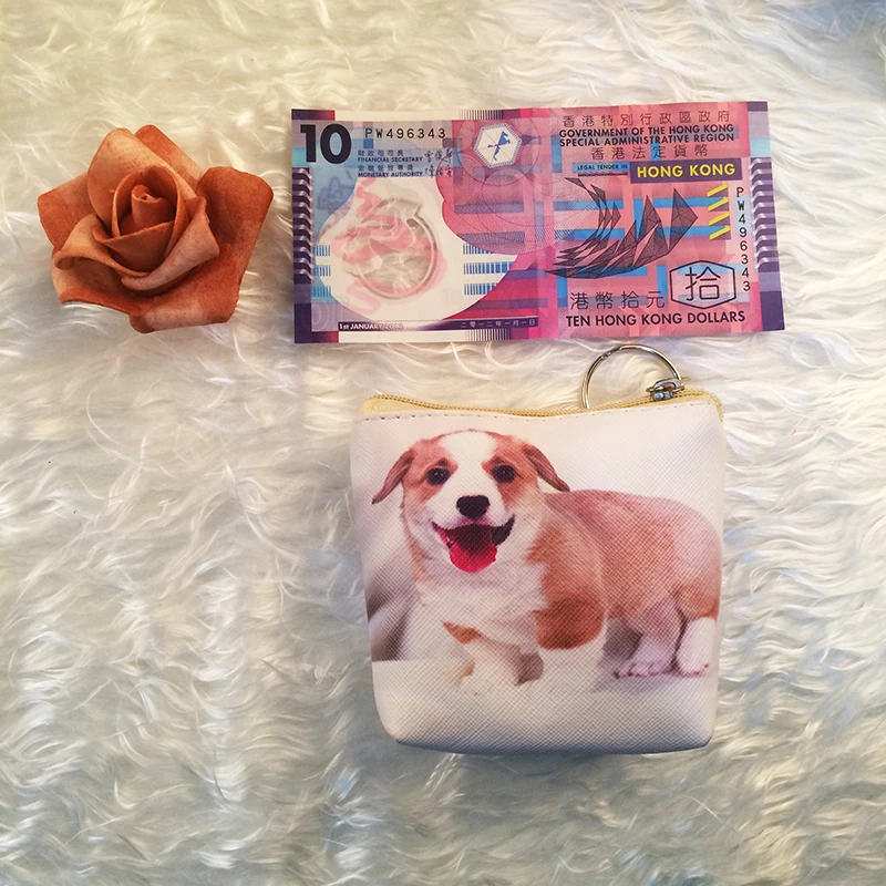 2017 прекрасная собака Кошельки бумажник для детей мини-сумка маленький кошелек