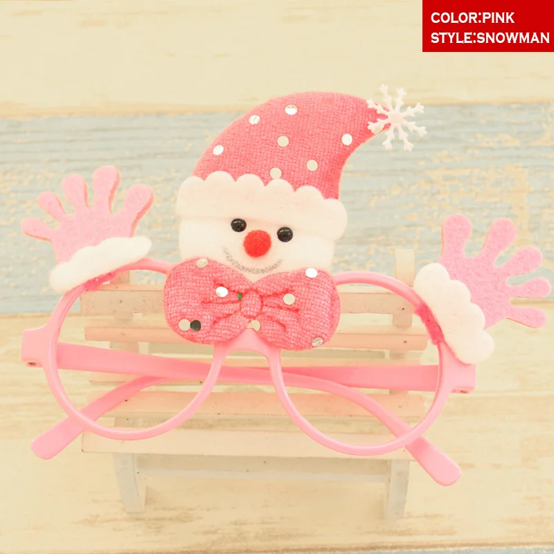 

Christmas Glasses Frame Novelty Fancy Dress Santa Snowman Bear Glasses Frame BM88