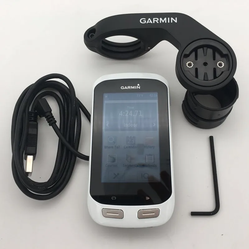 White Garmin Edge 1000 gps Таблица велосипедных кодов б/у не новая Поддержка английский испанский русский и т. Д. Черный - Цвет: White