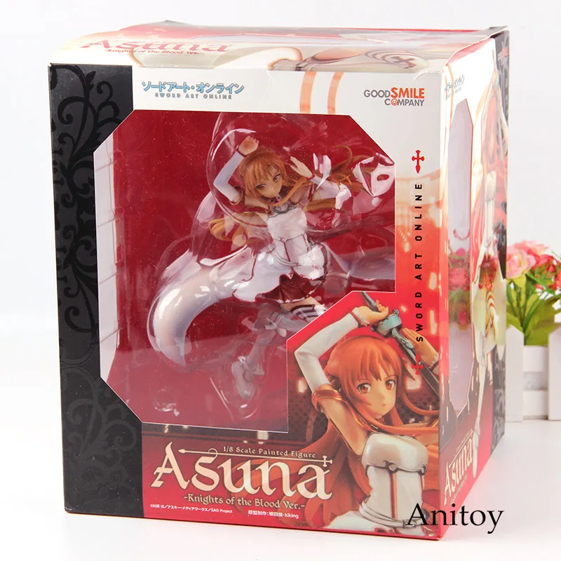 Sword Art Online фигурка САО Asuna Knights of the Blood Ver. 1/8 Масштаб Окрашенные Фигурки ПВХ Коллекция Модель игрушки