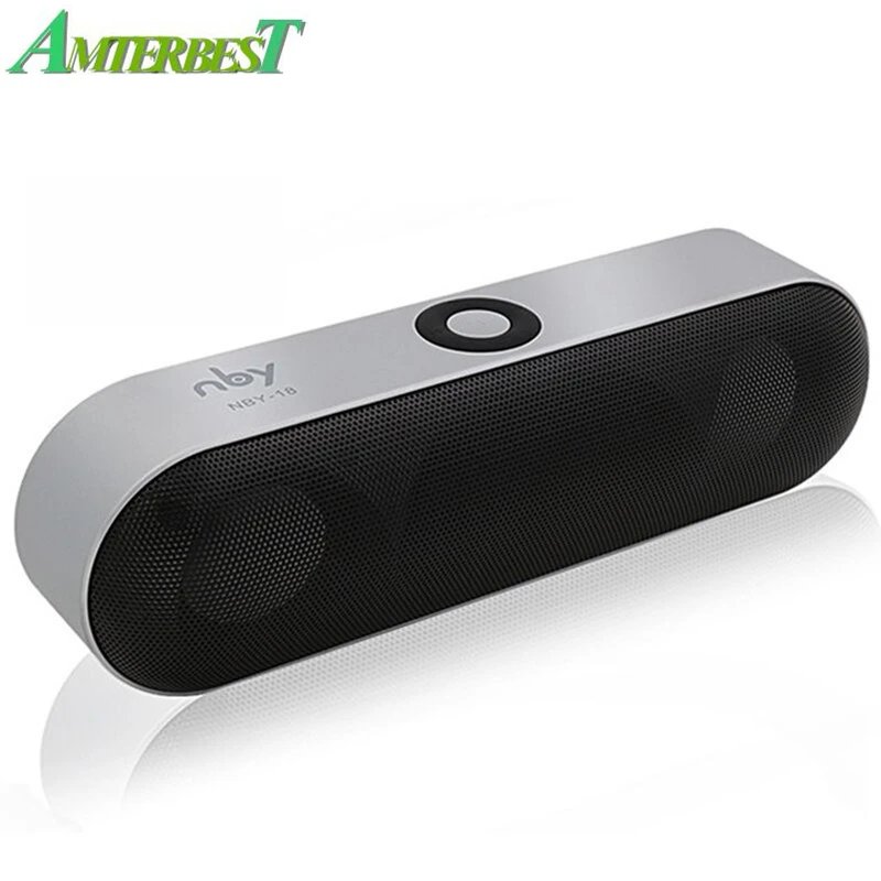 Мини Bluetooth Колонка AMTERBEST портативная беспроводная акустическая система 3D стерео