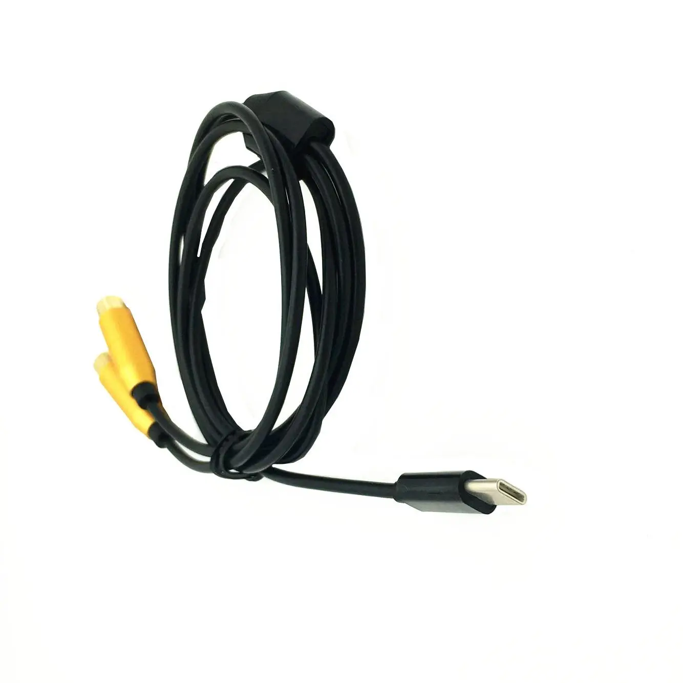 2.6FT 80 см usb type C Мужской Двойной Женский RCA стерео аудио Y сплиттер кабель адаптер