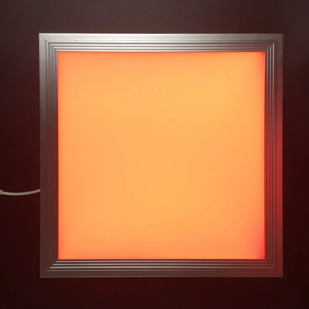 Новое поступление 300x300 мм RGB цветной светодиодный свет панели с пультом дистанционного управления высококачественный алюминиевый сплав+ материал пмма