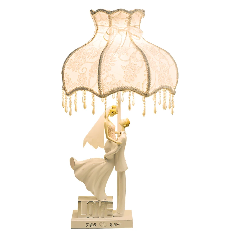 Свадебное украшение подарок для влюбленных поцелуй диммер настольная лампа