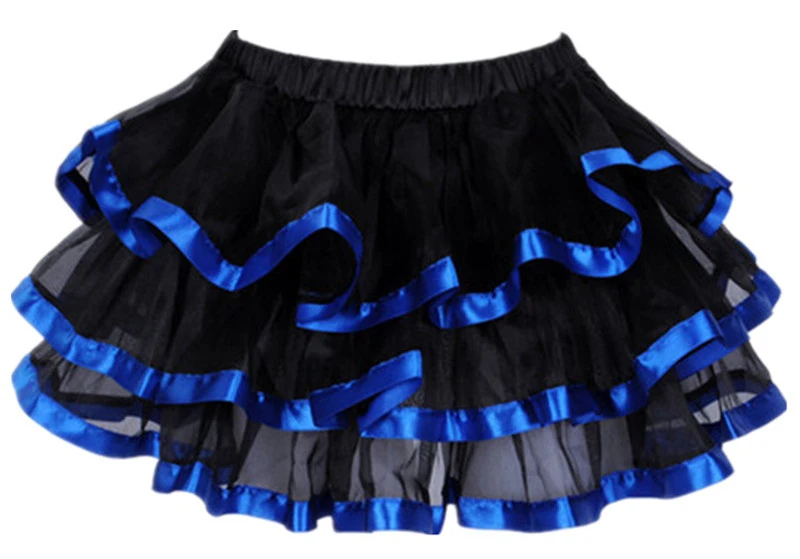 Эластичная юбка Готическая Женская Бурлеск сетчатая пикантная мини пачка для