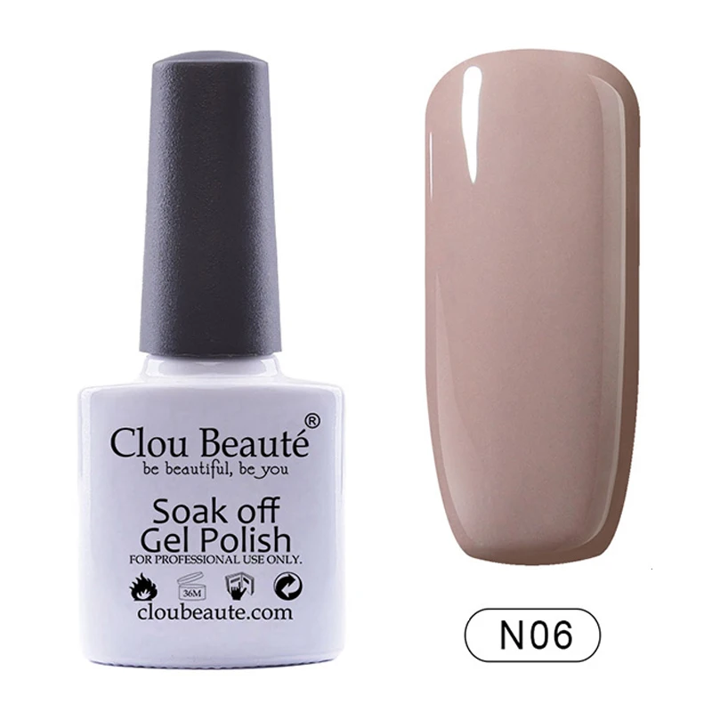 N06 Clou Beaute основа и верхнее покрытие 10 мл УФ гель лак для ногтей прозрачный впитывающий праймер Гель-лак для нейл-арта Маникюр TBB01 - Цвет: N06