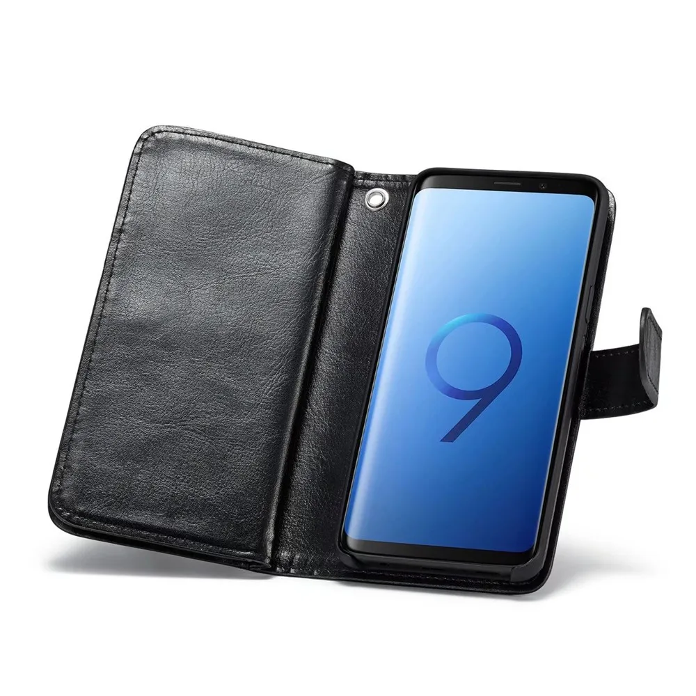 Флип кошелек для Samsung Note20 10 многофункциональный кожаный чехол S21 S20 Магнитный