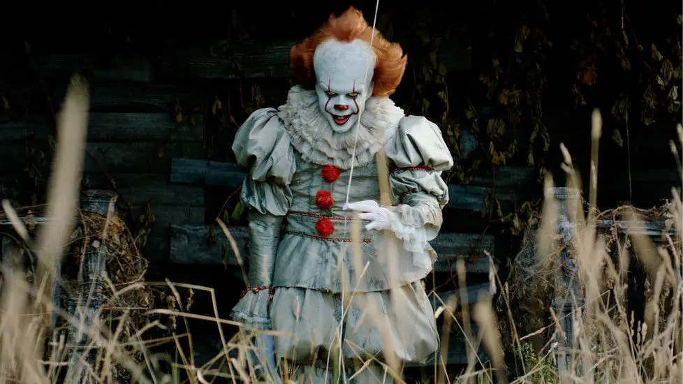 Movie It 2017 Pennywise Шелковый плакат 24х36 дюймовый 01|Рисование и каллиграфия| |