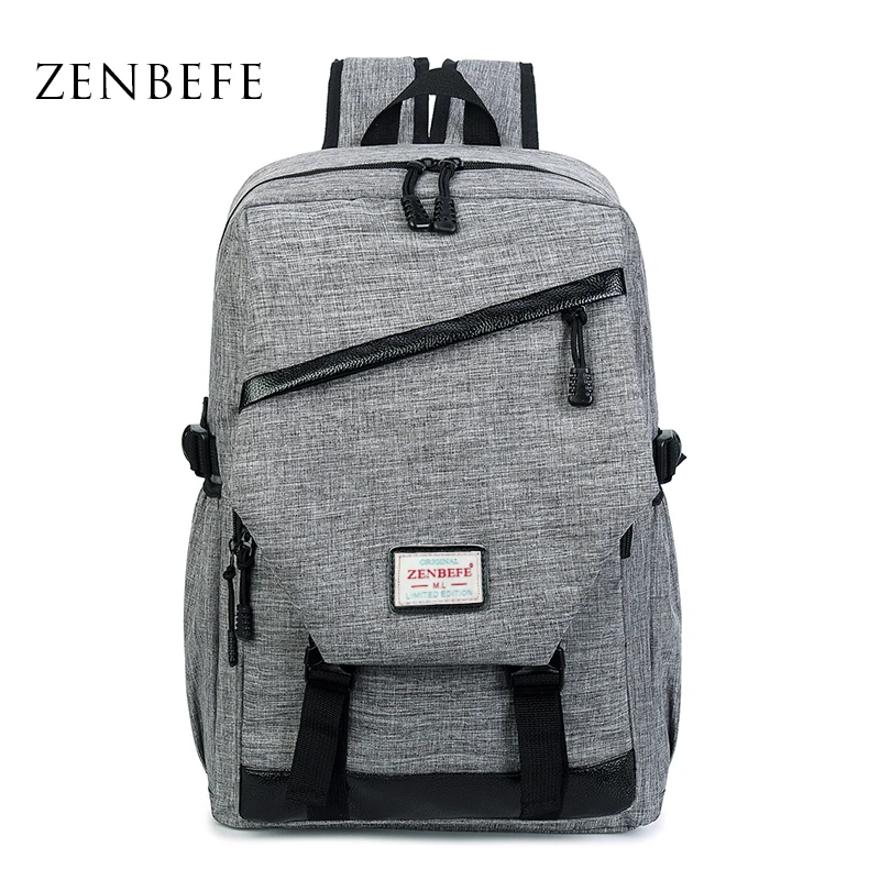Рюкзак ZENBEFE мужской для ноутбука 15 дюймов брендовый школьный ранец подростков