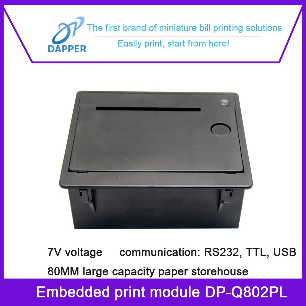 3 дюймовый микро термопанельный принтер для android/win7/win8 с интерфейсом USB + TTL/RS232|panel