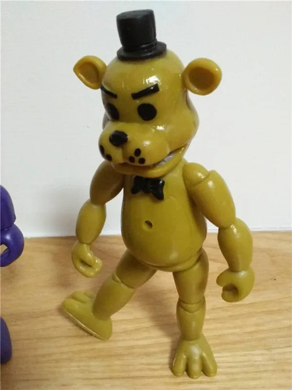 5 шт./лот 5.5 дюймов Five nights at Freddy's ПВХ фигурку игрушка Лисичка золото Чика Фредди с