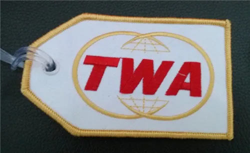 Золотая бирка для сумок TWA Airlines | Автомобили и мотоциклы