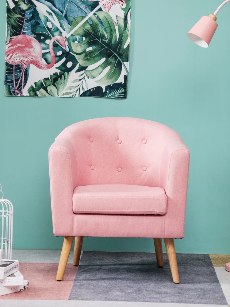 Одинарный скандинавский диван современный минималистичный ленивый для спальни