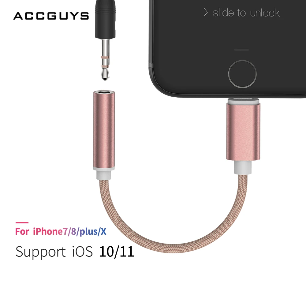 ACCGUYS 3 5 мм аудио сплиттер под наушники адаптер разъем Aux кабель конвертер для iPhone