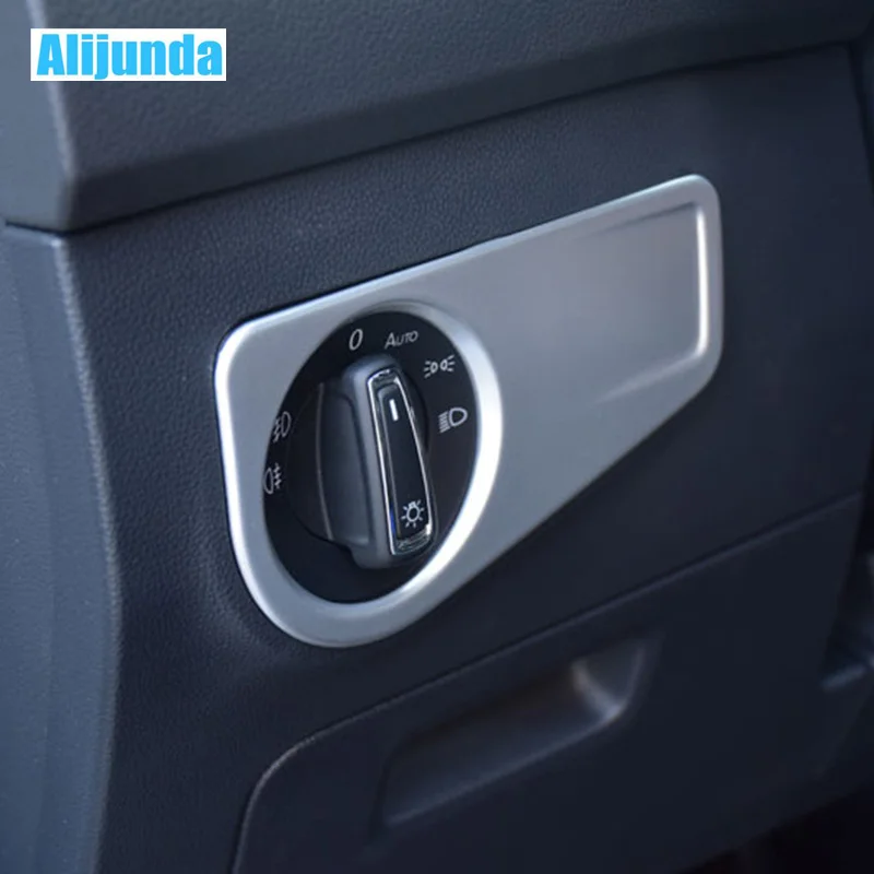 Alijund для Volkswagen Tiguan L MK2 2017 детектор крышка автомобиля передняя фара выключатель