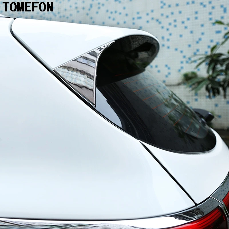 TOMEFON для Kia Sportage QL 2017 2018 ABS хромированный боковой спойлер Заднего ветрового стекла