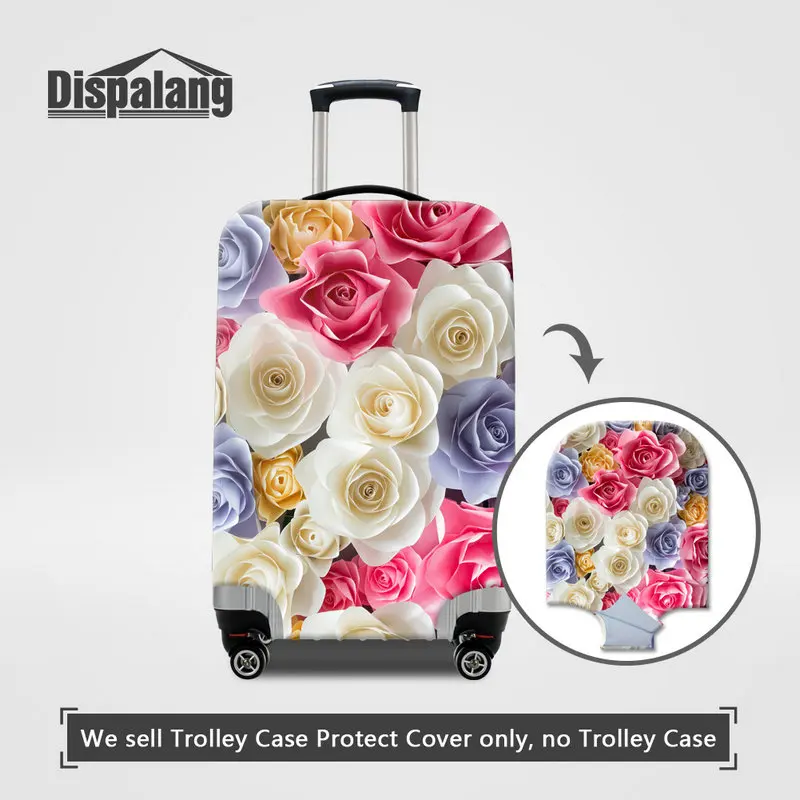 Luggage Cover06 Dispalang чехол с цветочным принтом Защитные чехлы для путешествий аксессуары пылезащитный чехол для багажа для 18-32 дюймов Чехол для костюма чехол - Цвет: Luggage Cover06