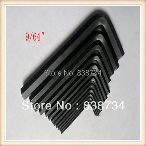 

CRV black finishing 9/64" hex allen key (100pcs/lot)
