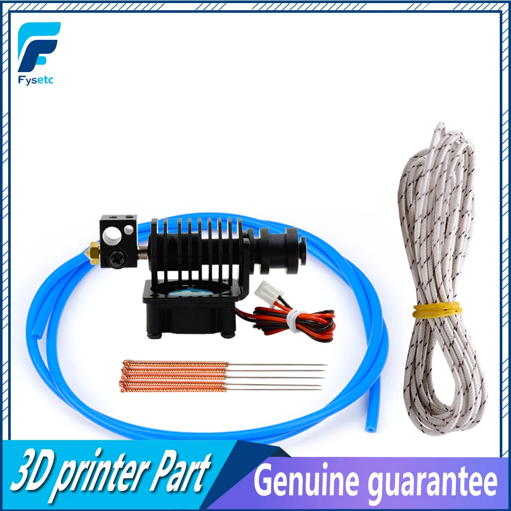 3D принтеры Запчасти 3d V6 шестиугольник Hotend комплект 12 v/24 v 0 4 мм/1 75 мм прямо через