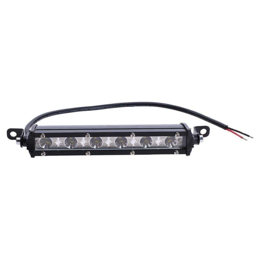 Автомобильные светильники с чипами 18W LED Work Light Bar Lamp Driving Foglight Offroad для Jeep BMW SUV Boat Styling kia on.
