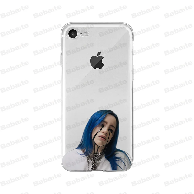 A3 Babaite Billie eilish rainbow blohsh глаза океана Мягкий ТПУ силиконовый чехол для телефона iPhone X 5 5S SE 6 6splus 7 8 Plus XS MAX XR - Цвет: A3